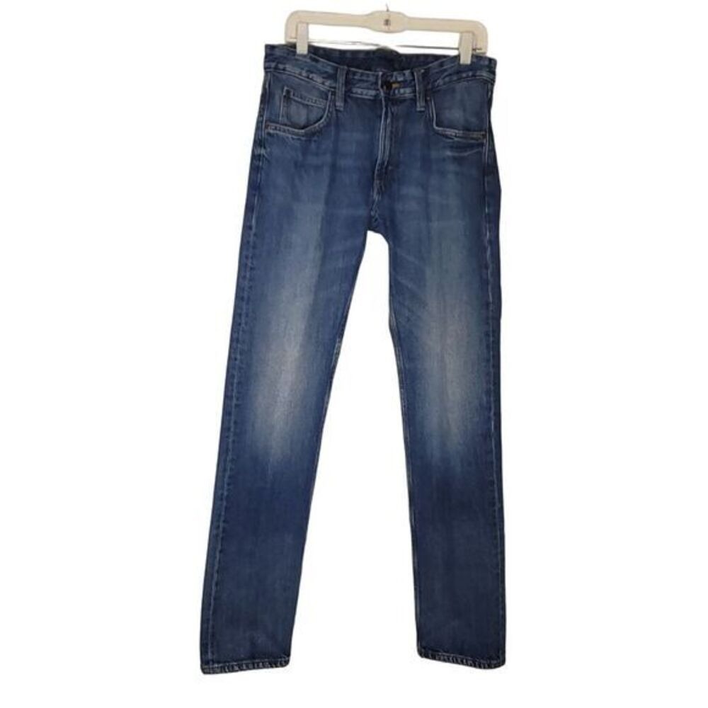 Lee Men's Slim Fit High Rise Men Jeans 32X34 Denim Workwear Everyday Minimalist